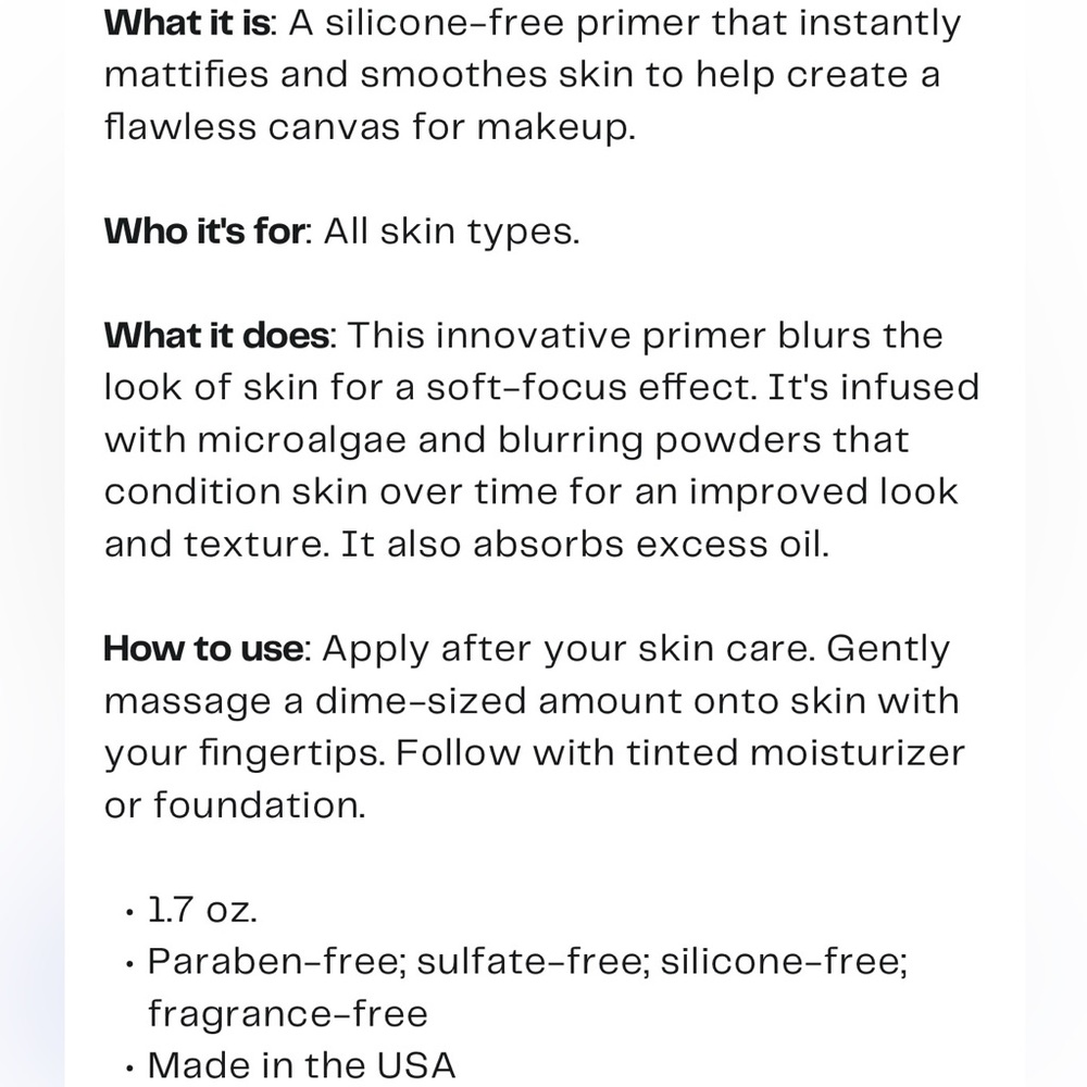 Laura Mercier Blurring Pure Canvas Primer - Picture 6 of 6